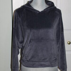 AEO Blue Velour Hoodie